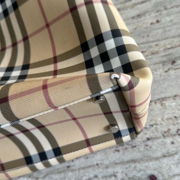 EUC AUTHENTIC Burberry nova check coated canvas handbag - Picture 12 of 16